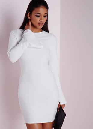 Белое облегающее платье от "missguidef"