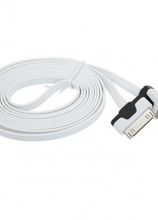 Кабель для Apple разные цвета USB/30mm/1м:Белый
