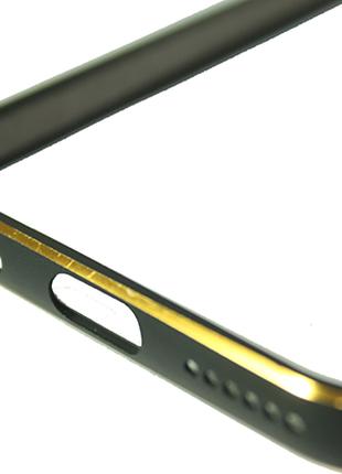 Бампер металлический с застежкой на IPhone 6 plus/6s plus:Черный