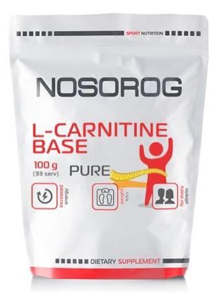Жиросжигатель Nosorog L-Carnitine Base, 100 грамм