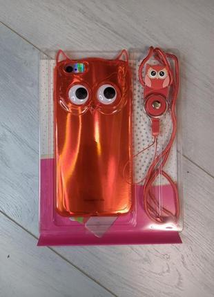 Чохол для Apple IPhone 6 Plus / 6s Plus - Shengo Owl Red