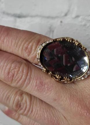 Кольцо колечко вінтажне кольцо перстень позолота 18к