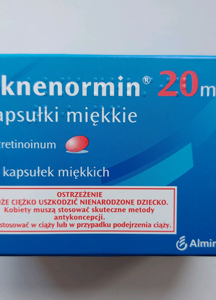 Acnenormin 20 мг 60 шт Акненормін роакутан акнетін акнетин