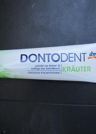 Зубна паста фтосоміцна для дорослих DM Dontodent Clear Fresh О...