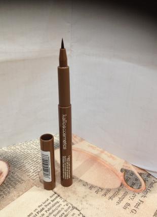 Тонкий маркер для брів коричневий Eyebrow Marker Pen Каллос Уг...