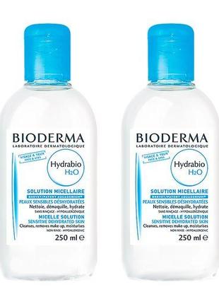 Набор Bioderma Hydrabio мицелярная вода 2*250 мл
