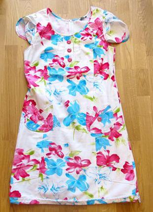 Платье -kelaofu- 48 размер,коттон стрейч, молния сзади, оригин...