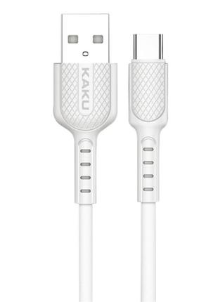 USB кабель Kaku KSC-111 USB - Type-C 1m - White