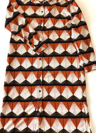 Розпродаж!!! сукня-сорочка m&s collection з яскравим принтом