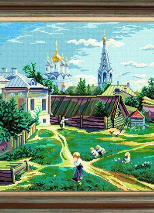 Набір для вишивання хрестиком " Московське подвір’я " церква В...