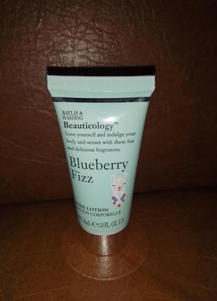 Шипучий лосьйон для тіла з чорницею baylis & harding blueberry...