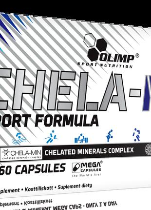 Вітаміни та мінерали Olimp Chela-Min Sport Formula, 60 капсул