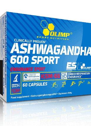 Натуральна добавка Olimp Ashwagandha 600 Sport , 60 капсул