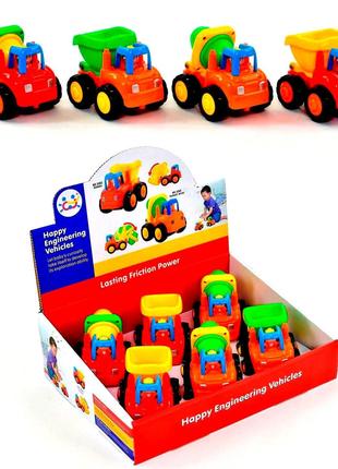 Детская игрушка «Набор инерционных машин 6 шт, разноцветный». ...