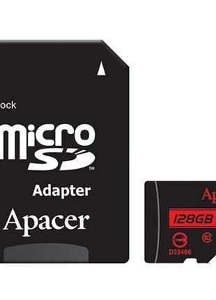 MicroSDHXC 128GB UHS-I Class 10 Apacer + SD adapter