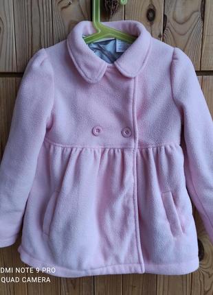 Легкое красивое пальто для девочки 5 лет, 110-116 см, lavender...