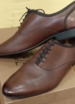Итальянские мужские классические туфли дерби тoscani