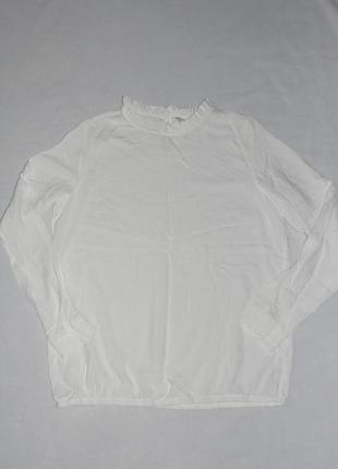 Красивая белая блуза с вискозы размер 46 tcm tchibo германия