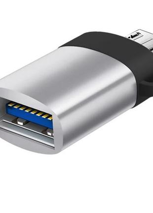 OTG перехідник USB — Micro USB для смартфона, телефона. OTG ад...