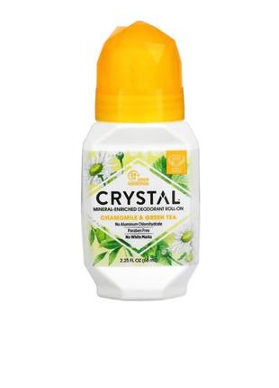 Crystal Body Deodorant, шариковый дезодорант с ромашкой