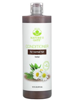 Nature's Gate, травяной кондиционер для нормальных волос, 473 ...