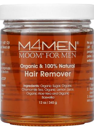 Moom, M4Men, Средство для удаления волос у мужчин, 12 унций (3...