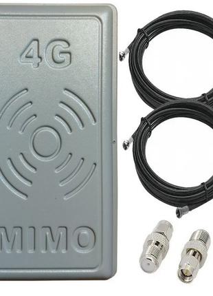 Комплект MIMO 4G/3G/GSM антенна Планшет R-NET 900/1800/2600 МГ...