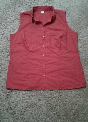 Красная блузка на лето, германия, 48 евр..