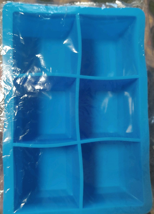 Силиконовая форма для льда 4*4 на 6 кубиков