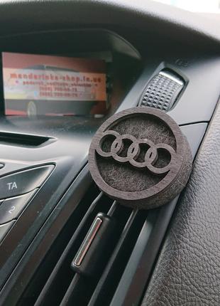 Ароматизатор Audi на дефлектор, парфюм для Ауди