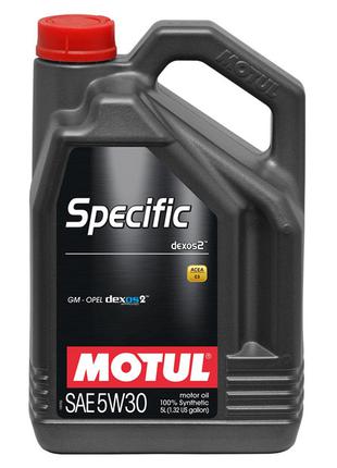 Моторное масло синтетическое Motul Specific Dexos2 GM-Opel 5W30,