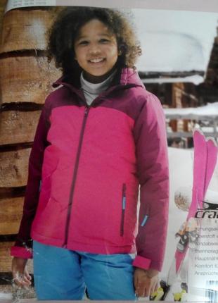 Куртка термо деми лыжная 14 лет crane новая  девочке