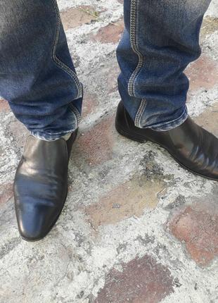 Стильные мужские туфли туфлі черевики обувь взуття кожаные шкі...