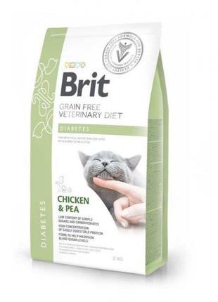 Корм для котов Brit Care Veterinary Diet Diabetes (при сахарно...