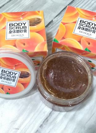 Скраб для тела Bioaqua almond body scrub с экстрактом абрикоса