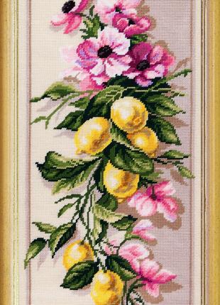 Набор для вышивки крестиком Пейзаж «Лимонная ветвь» Страмин с ...