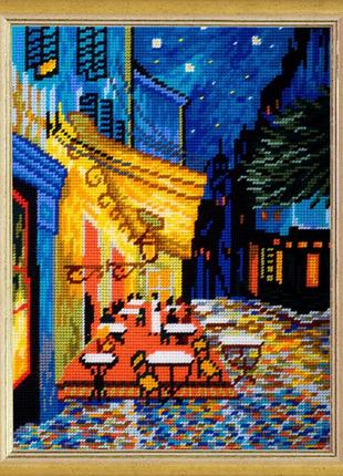 Набор для вышивки крестиком «Ночная терраса кафе» В Ван Гог Ст...