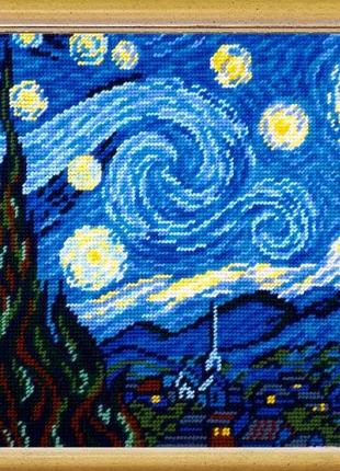 Набір для вишивання хрестиком Ван Гог "Зоряна ніч" Zweigart Ma...