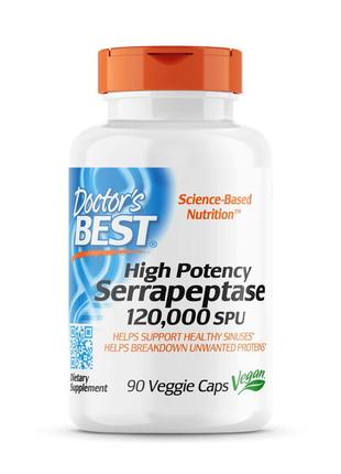 Натуральна добавка Doctor's Best Serrapeptase 120000 SPU High ...