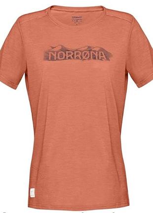Norrona svalbard (s) женская футболка с шерстью