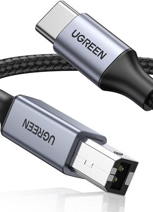 Кабель Ugreen USB-C to USB type B 2.0 Printer Cable для принте...