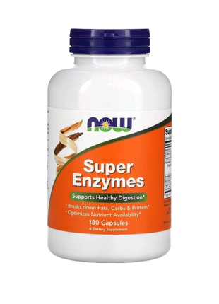 Super Enzymes Супер ферменты, 180 капсул