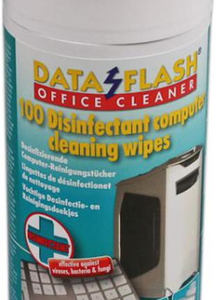 Чист. DataFlash (DF1712) салфетки для техники "Дезинфекция", 1...
