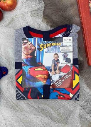 Летский костюмчик на мальчика с принтом " superman "