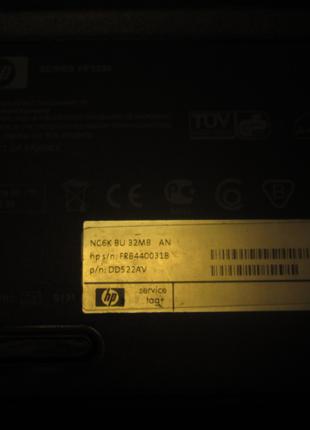Ноутбук HP Compaq nc6000, DB-25, (RS-232) - DB-9, RJ-11, S-video.