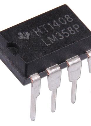 Мікросхема операційний  підсилювач LM358P DIP8