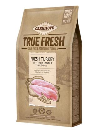 Сухой корм для собак Carnilove True Fresh с индейкой 4кг