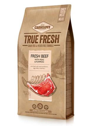 Сухой корм для собак Carnilove True Fresh с говядиной 11,4кг