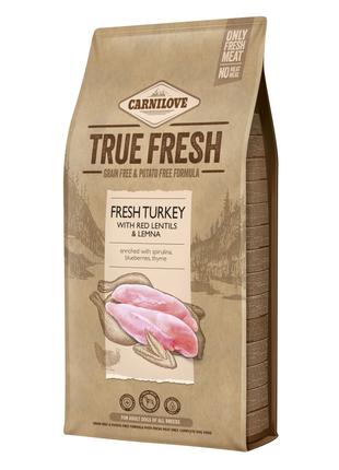 Сухой корм для собак Carnilove True Fresh с индейкой 11,4кг