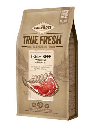 Сухой корм для собак Carnilove True Fresh с говядиной 4кг